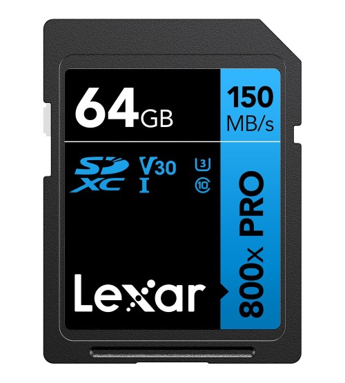 Lexar SDcard 64GB High-Performance 800x PRO UHS-I SDXC Card Up To R 150MB/s LSD0800P064G-BNNNG Lexar SDcard 64GB High-Performance 800x PRO UHS-I SDXC Card Up To R 150MB/s LSD0800P064G-BNNNG